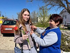 В Лысогорском районе стартовала акция «Георгиевская ленточка»