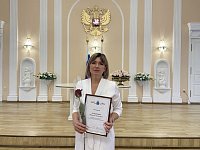 Начальнику отдела ЗАГС по Лысогорскому району объявлена благодарность