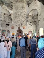 Бахметьевка отметила престольный праздник: архиерейское богослужение в старом храме