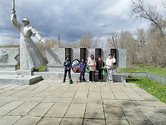 В Лысогорском районе продолжается активная подготовка к 81-ой годовщине Победы в Великой Отечественной войне