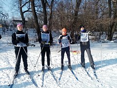 В прошлую субботу лысогорцы вышли на «Лыжню России»