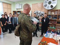Живой урок мужества: встреча с участником СВО