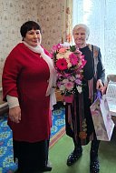 Юбилей труженицы тыла: Вере Захаровне Поповой - 95