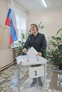 Лысогорцы активно голосуют на выборах в Государственную Думу