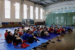 В Лысых Горах проходят учебно-тренировочные сборы по самбо
