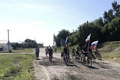 В Шереметьевке организовали велопробег ко Дню России