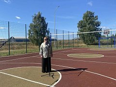 В Новой Красавке открыли новую спортивную площадку